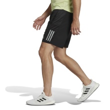 adidas Spodenki biegowe Own The Run Short 7in (odprowadzające wilgoć, odblaskowe, 18cm) krótkie czarne męskie